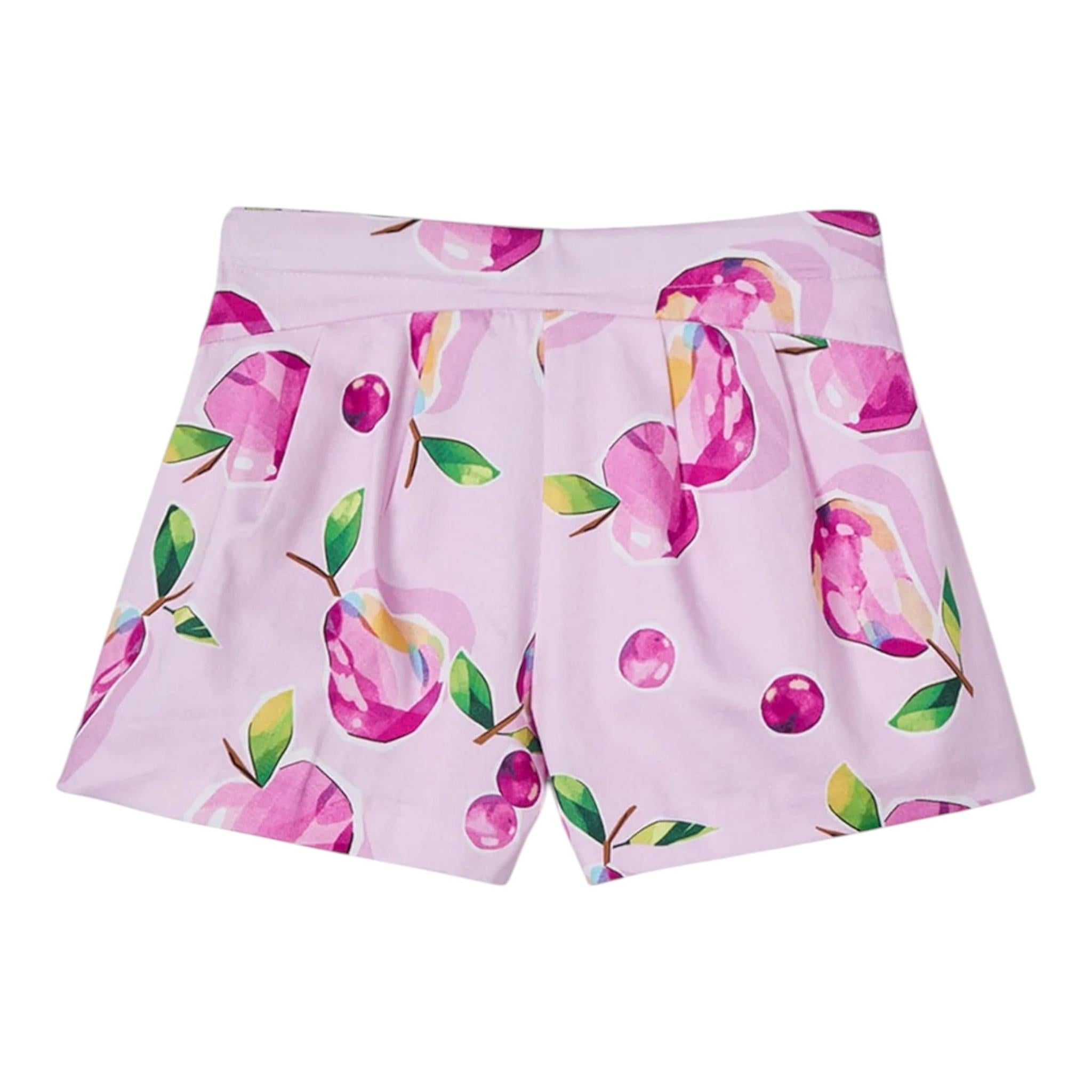 Mayoral Short Tinta Unita con Fantasia per Neonata 3905 ROSA MAYORAL 