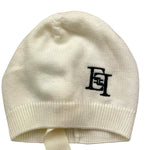 ELISABETTA FRANCHI cappello tinta unita con logo Bianco per Neonata ENCP058 BIANCO ELISABETTA FRANCHI 