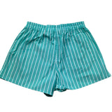 Saint Barth Short Tinta Unita con Elaatico In Vita per Bambina BODY VERDE ACQUA SAINT BARTH 