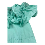 Twinset Abito Tinta Unita con Cinturino E Rouches per Bambina 231GJ2Q5A VERDE ACQUA TWINSET 