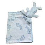 Le Bebe Coperta Tinta Unita con Pupazzo per Neonato LBB5254 BIANCO LE BEBE 