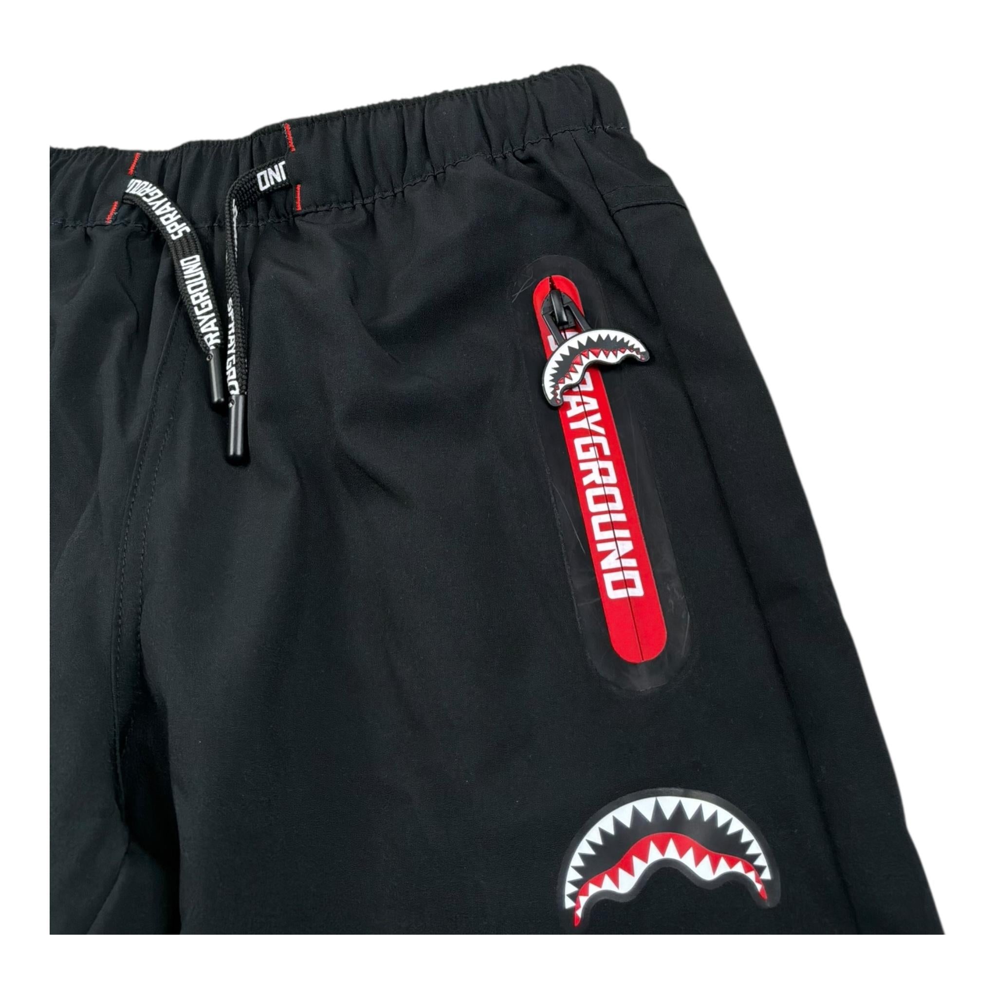 Sprayground Costume Modello Bermuda Tinta Unita per Bambino SPY1313BLK NERO SPRAYGROUND 