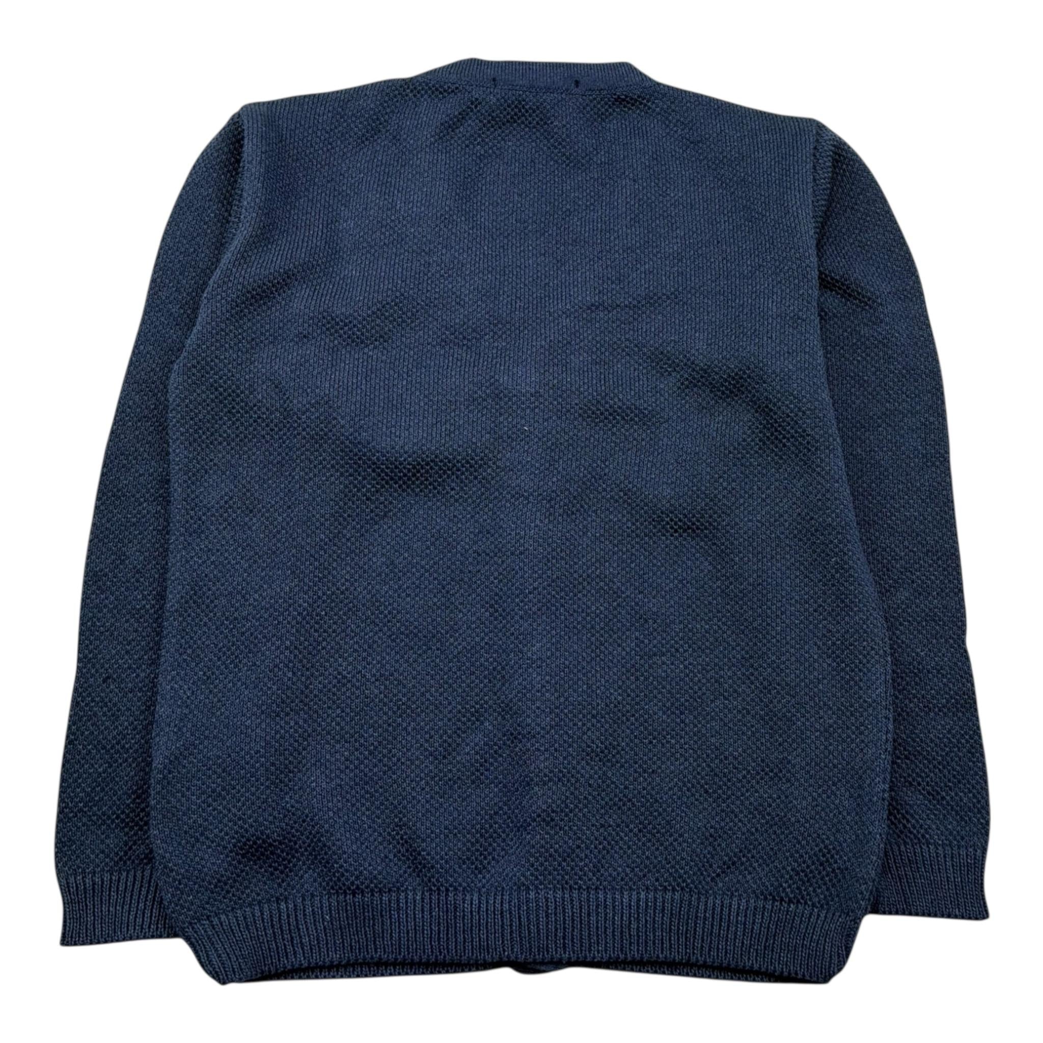 Emanuel Pris Cardigan Tinta Unita Scollo A V per Bambino ECA004R BLU EMANUEL PRIS 