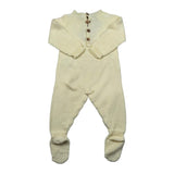 Wedoble Tutina Manica Lunga Tinta Unita con Trafori per Neonato V2507346A GIALLO WEDOBLE 