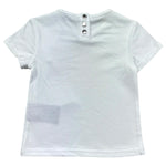 Trussardi T-Shirt Girocollo Tinta Unita con Stampa per Neonata TIP26134TS BIANCO TRUSSARDI 