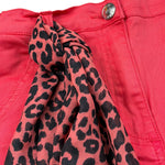 Y-Clu Short Tinta Unita con Elastico In Vita per Bambina 17000 ROSSO Y-CLU 