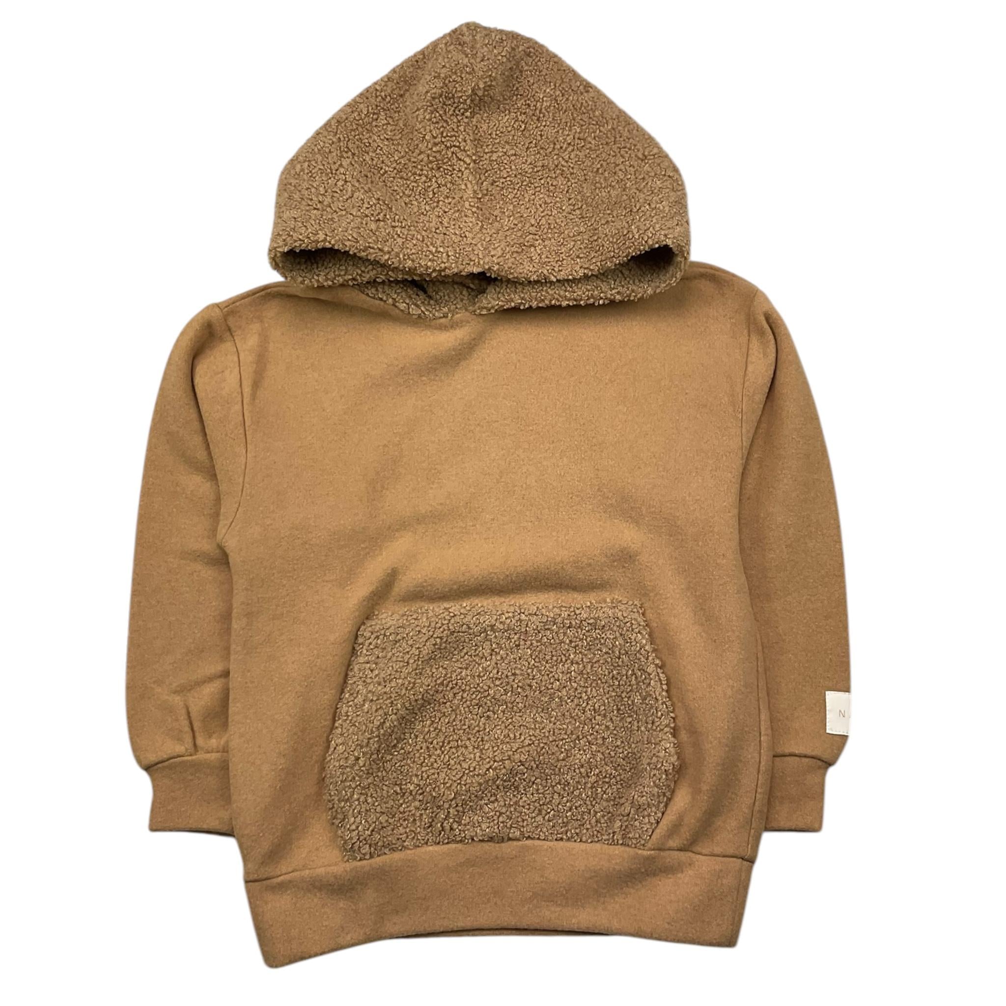 NANAN felpa chiusa con cappuccio tinta unita Beige per Bambino I2423348BE BEIGE NANAN 