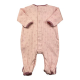 YATSI BABY tutina tinta unita con fantasia Rosa per Neonata 24110357 ROSA YATSI BABY 