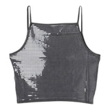 Diesel Top Bretelline Tinta Unita per Bambina J02179 GRIGIO DIESEL 