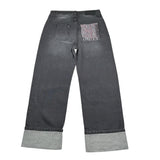 Gaelle Jeans tinta unita Modello Palazzo Nero per Bambina 2741PD0981 NERO GAELLE 