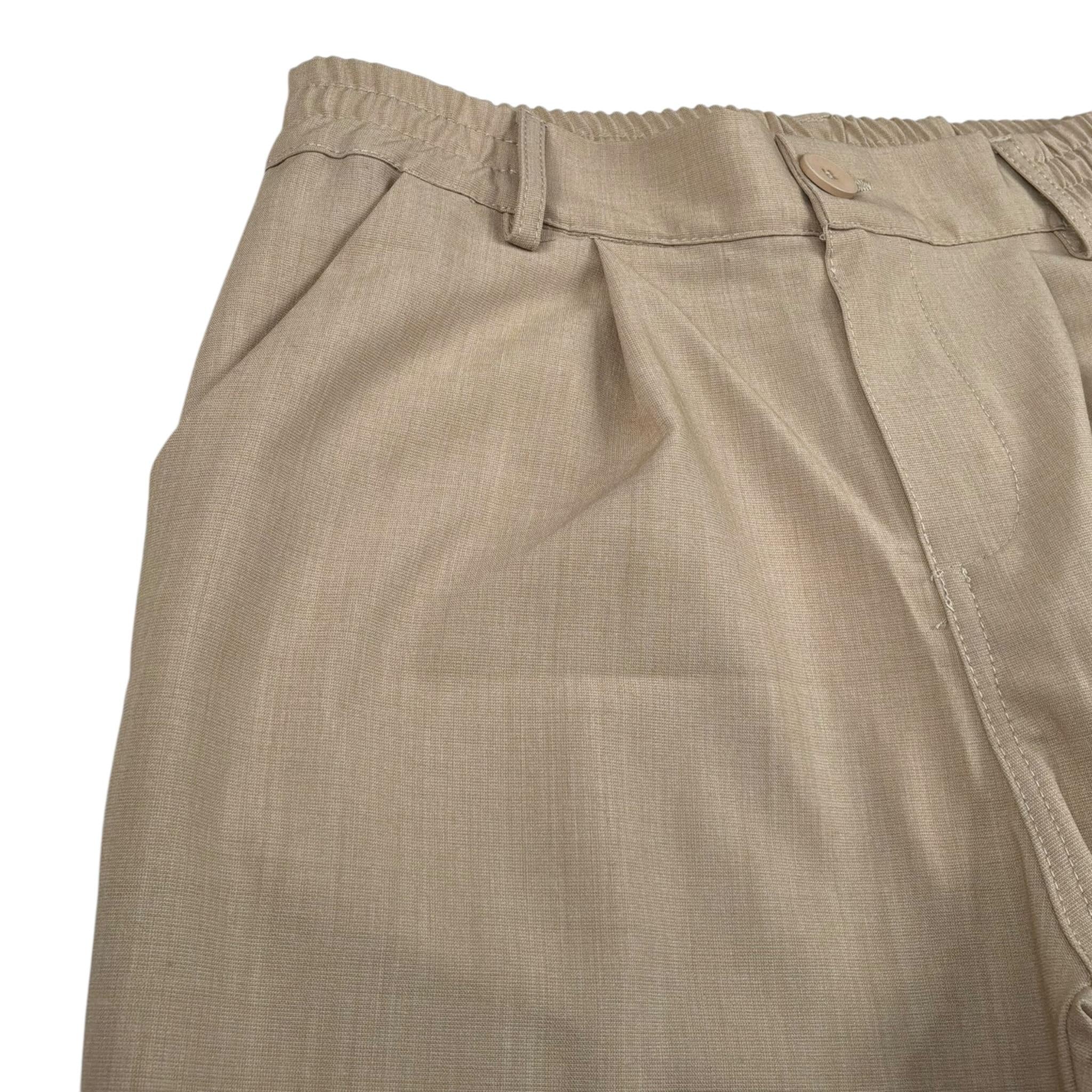 M+E' Pantalone tinta unita con Elastico In Vita Sabbia per Bambino UEM0550 SABBIA M+E' 