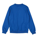 Daniele Alessandrini Sweatshirt Rundhals Einfarbig Mit Kontrastdruck Blau Für Jungen