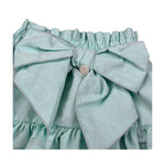 Le Bebe Gonna Tinta Unita con Elastico In Vita per Neonata LBG5832 VERDE ACQUA LE BEBE 