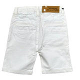 Daniele Alessandrini Bemruda tinta unita con Girovita Regolabile Bianco per Neonato 129P0834 BIANCO DANIELE ALESSANDRINI 