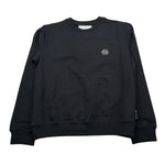 Philipp Plein Felpa Chiusa Girocollo tinta unita Nero per Bambino 31038 NERO PHILIPP PLEIN 