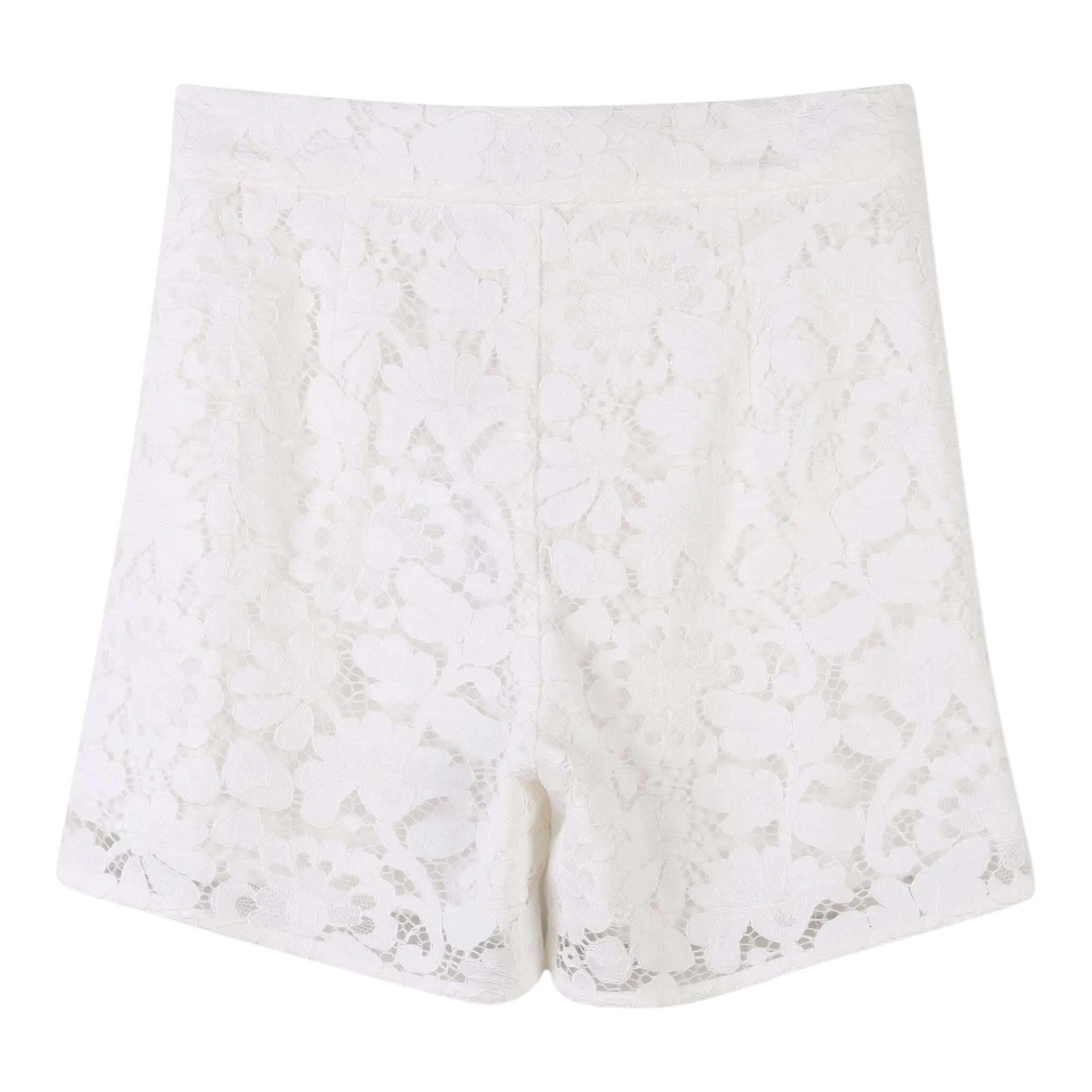 Michael Kors Short tinta unita con Ricami Bianco per Bambina R30413XX BIANCO MICHAEL KORS 