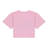 Dolce & Gabbana T-Shirt Girocollo Tinta Unita con Logo per Neonata F1452 ROSA DOLCE & GABBANA 