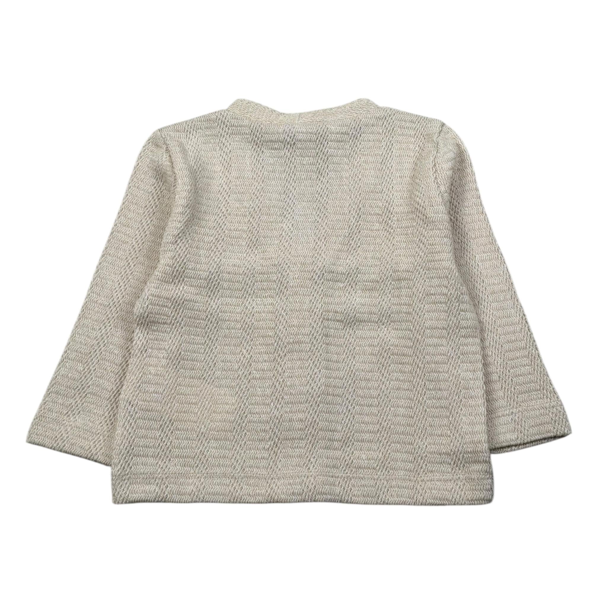 Manuel Ritz Cardigan Tinta Unita Scollo A V per Neonato MR3113N BEIGE MANUEL RITZ 