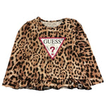 GUESS shirt girocollo fantasia maculata Beige per Neonata K4BI10J1313 BEIGE GUESS 