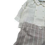 Pure Firenze Completo 2 Pezzi Camicia-Bermuda per Neonato PC03310 BEIGE PURE FIRENZE 