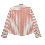 Daniele Alessandrini Camicia Bicolore con Fantasia A Righe Bianco per Bambino 1235C00027 BIANCO DANIELE ALESSANDRINI 