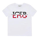 Iceberg T-Shirt Einfarbig Rundhalsausschnitt Mit Print Weiß Für Neugeborene