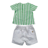 Paz Rodriguez Completo 2 Pezzi Camicia-Bermuda per Neonato 006151502 VERDE PAZ RODRIGUEZ 