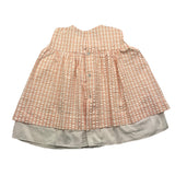 Zero Ampere Rosa gestreiftes ärmelloses Kleid für Baby-Mädchen