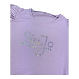 Liu Jo Abito Tinta Unita con Brillantini per Neonata KA5037NXXX LILLA LIU JO 