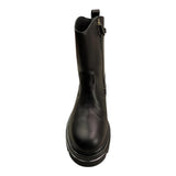 TWINSET stivali tinta unita con logo Nero per Bambina 232GCJ032 NERO TWINSET 
