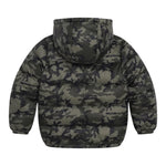 TIMBERLAND giubbino tinta unita fantasia militare con cappuccio Verde per Bambino T26595 VERDE TIMBERLAND 