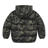 TIMBERLAND giubbino tinta unita fantasia militare con cappuccio Verde per Bambino T26595 VERDE TIMBERLAND 