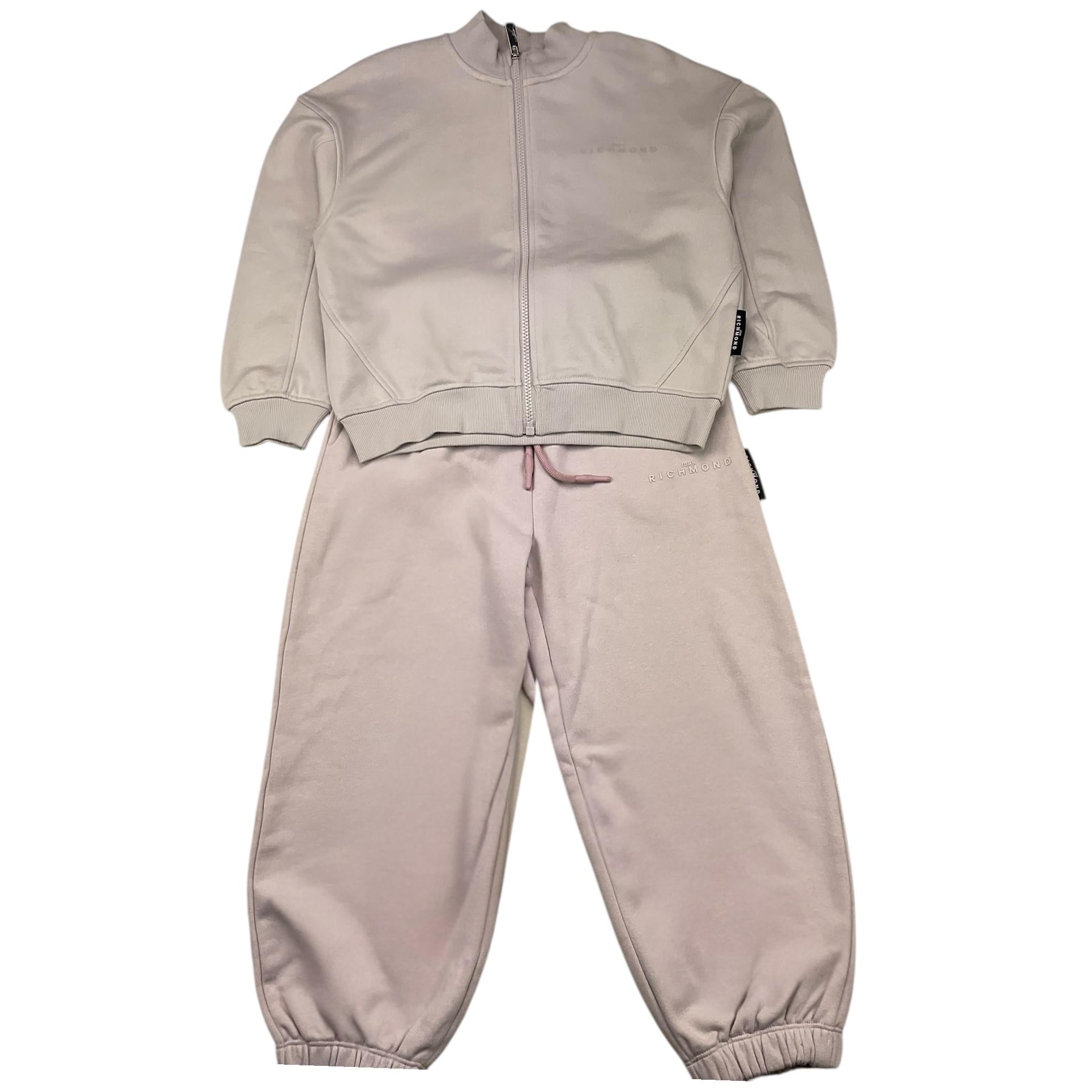 JOHN RICHMOND completo 2 pezzi felpa-pantalone tinta unita Lilla per Bambina RGA25005CF LILLA JOHN RICHMOND 
