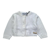 Moschino Cardigan Tinta Unita per Neonata MDW016 PANNA MOSCHINO 