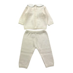 BABY LORD completo maglia-leggins tinta unita Panna per Neonata 521 PANNA BABY LORD 