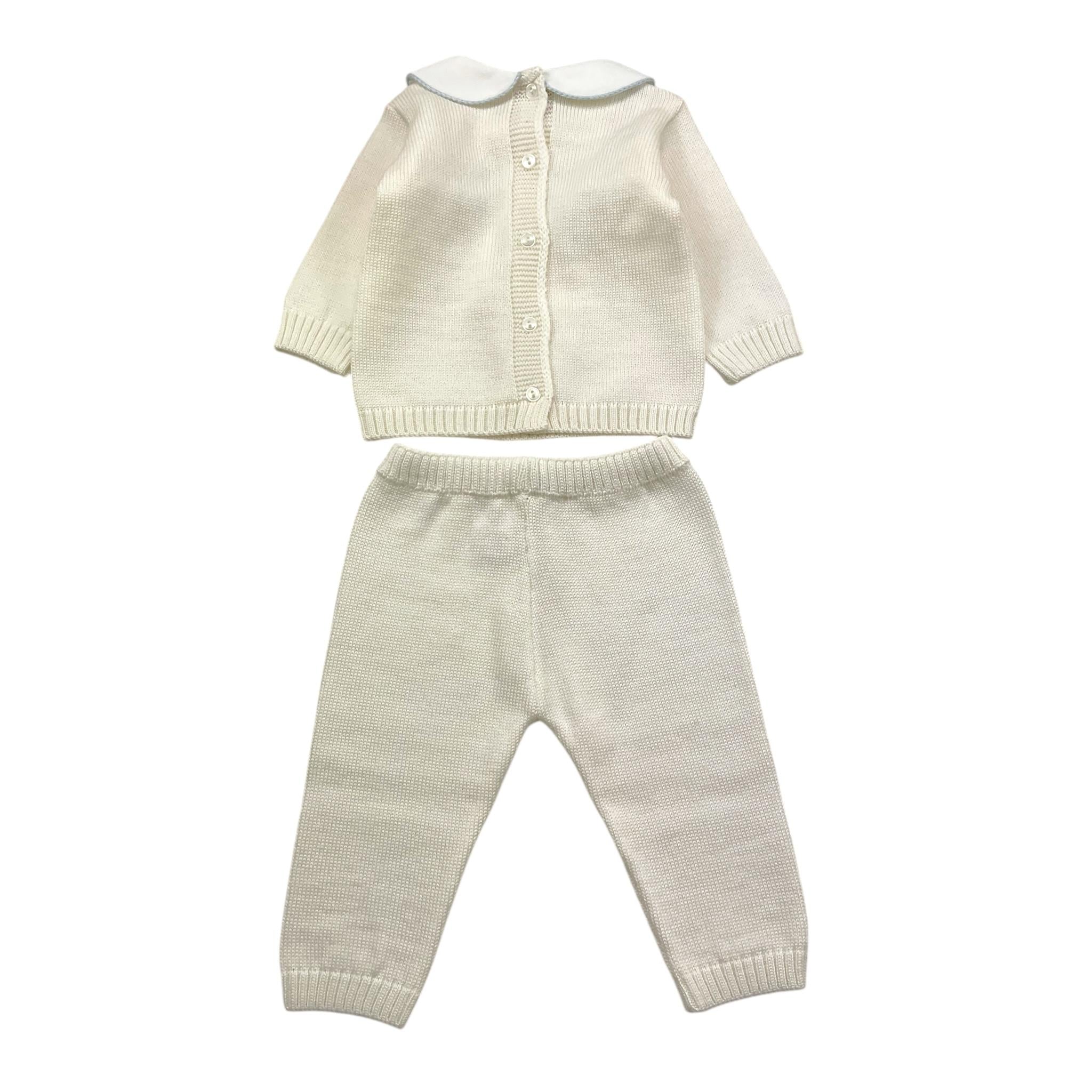 BABY LORD completo maglia-leggins tinta unita Panna per Neonata 521 PANNA BABY LORD 
