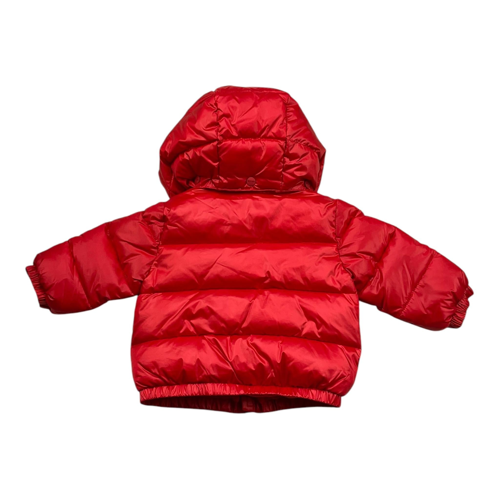 MOSCHINO giubbino tinta unita con zip e cappuccio Rosso per Neonato MUS032 ROSSO MOSCHINO 