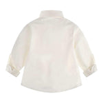 Guess Camicia Tinta Unita con Logo per Neonato N3YH04WE5W0 BIANCO GUESS 