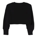 PATRIZIA PEPE felpa chiusa girocollo tinta unita cn logo Nero per Bambina 7M0871X NERO PATRIZIA PEPE 