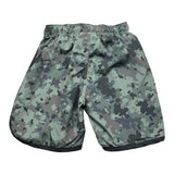 Schuhkostüm Bermuda einfarbig mit Militär- und Blumenmuster grün für Jungen