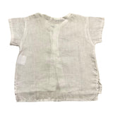 Pype Shirt Halbarm Einfarbig Creme Für Baby
