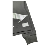 Calvin Klein Felpa Chiusa Girocollo Tinta Unita con Logo per Bambina IG0IG02482 GRIGIO CALVIN KLEIN 