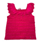 Kocca Canotta Giromaica Tinta Unita per Bambina IORMANU FUXIA Kocca 