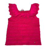 Kocca Canotta Giromaica Tinta Unita per Bambina IORMANU FUXIA Kocca 