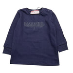 CESARE PACIOTTI shirt girocollo tinta unita con stampa Blu per Neonato TSP5373B BLU CESARE PACIOTTI 