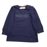 CESARE PACIOTTI shirt girocollo tinta unita con stampa Blu per Neonato TSP5373B BLU CESARE PACIOTTI 