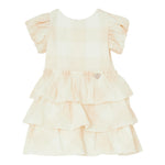 Liu Jo Abito Tinta Unita con Balze per Bambina KA5144J BEIGE LIU JO 