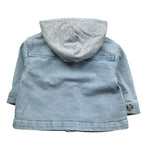 Moschino Giubbino In Denim con Cappuccio per Neonato MUA00A AZZURRO MOSCHINO 