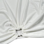 Lu Lu By Miss Grant Top Tinta Unita Mezza Manica per Bambina LL3622 BIANCO LU LU BY MISS GRANT 
