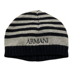 ARMANI BABY cappello fatasia a righe bicolore Blu/grigio per Neonato LX401 BLU/GRIGIO ARMANI BABY 